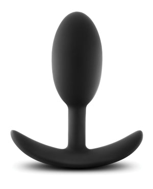 Luxe Blush Luxe Wearable Vibra Slim Plug Medium - Black - Image 3