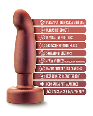 Anal Adventures Blush Anal Adventures Matrix Bionic Plug - Cosmic Copper - Image 5