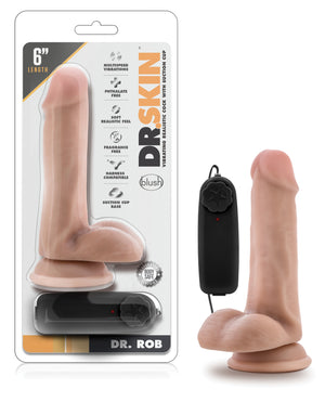 Dr. Skin Blush Dr. Skin Dr. Rob 6" Cock w/Suction Cup - Vanilla - Image 3