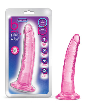 B Yours Plus Blush B Yours Plus 7" Lust n' Thrust Dildo - Pink - Image 3