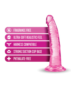 B Yours Plus Blush B Yours Plus 7" Lust n' Thrust Dildo - Pink - Image 5