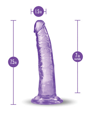B Yours Plus Blush B Yours Plus 7" Lust n' Thrust Dildo - Purple - Image 5
