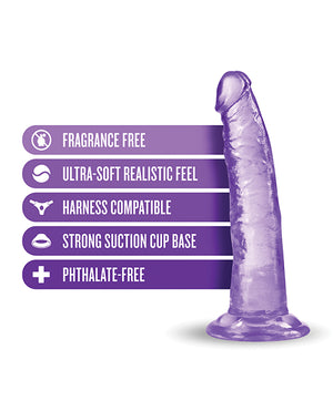 B Yours Plus Blush B Yours Plus 7" Lust n' Thrust Dildo - Purple - Image 3
