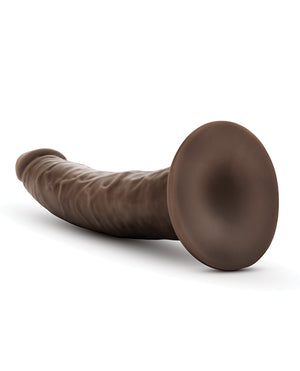Dr. Skin Glide Blush Dr. Skin Glide 7.5" Self Lubricating Dildo - Chocolate - Image 4