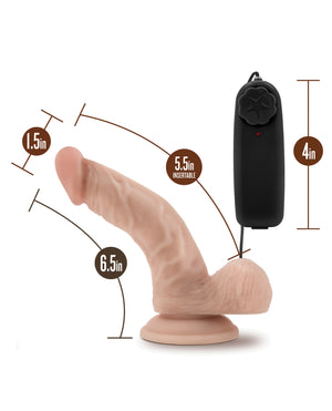 Dr. Skin Blush Dr. Skin Dr. Ken 6.5" Cock w/Suction Cup - Vanilla - Image 2