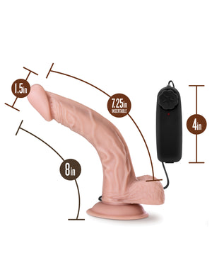 Dr. Skin Blush Dr. Skin Dr. Sean 8" Cock w/Suction Cup - Vanilla - Image 3