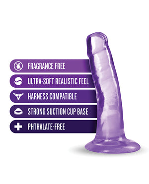 B Yours Plus Blush B Yours Plus 5" Hard n' Happy Dildo - Purple - Image 5