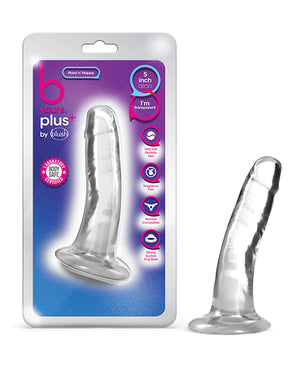 B Yours Plus Blush B Yours Plus 5" Hard n' Happy Dildo - Clear