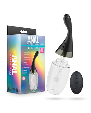 Anal Adventures Platinum Aqua Jet - Black