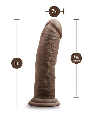 Blush Dr. Skin Silicone Dr. Shepherd 8" Dildo w/Suction Cup - Chocolate - Image 4