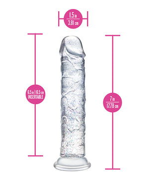 Naturally Yours Blush Naturally Yours - Glamor - Sparkling Clear Dildo - Image 5