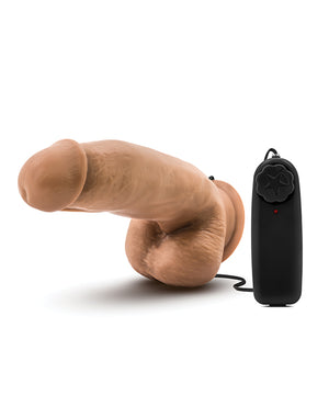 Coverboy Blush Coverboy MMA Fighter 7" Vibrating Realistic Cock - Mocha - Image 4