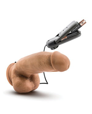 Coverboy Blush Coverboy MMA Fighter 7" Vibrating Realistic Cock - Mocha