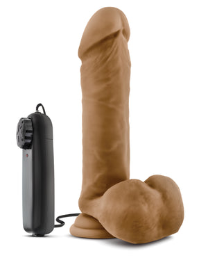 Coverboy Blush Coverboy Soccer Champ 8" Vibrating Realistic Cock - Mocha - Image 3
