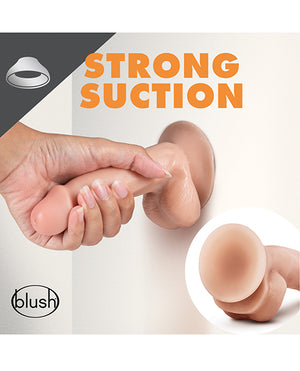 Dr. Skin Blush Dr. Skin Dr. Spin 6" Gyrating Realistic Dildo - Vanilla - Image 3