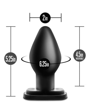 Anal Adventures Blush Anal Adventures XL Plug - Black - Image 3
