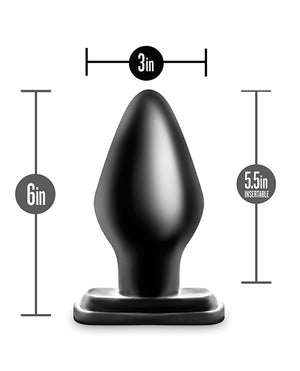 Anal Adventures Blush Anal Adventures XXL Plug - Black - Image 2