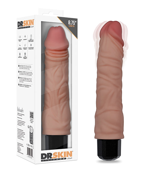 Dr. Skin Blush Dr. Skin Dr. Hunt 8.75" Vibrating Dildo - Beige