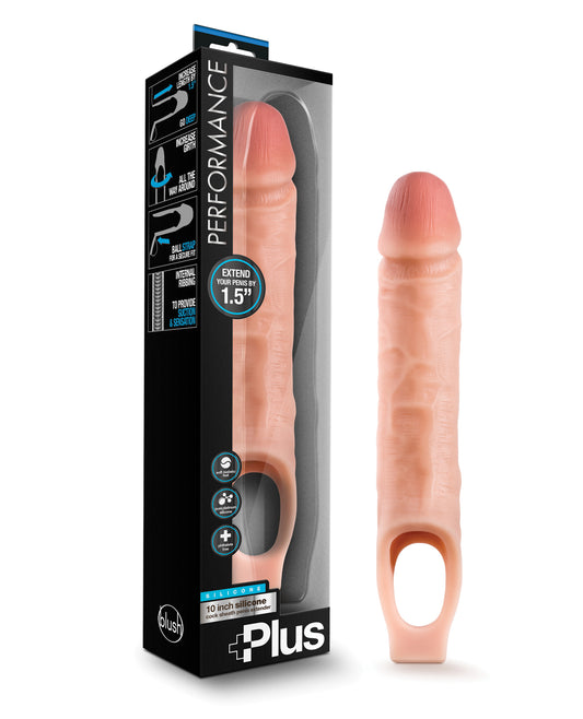 Performance Plus Blush Performance Plus 10" Silicone Cock Sheath Penis Extender - Flesh