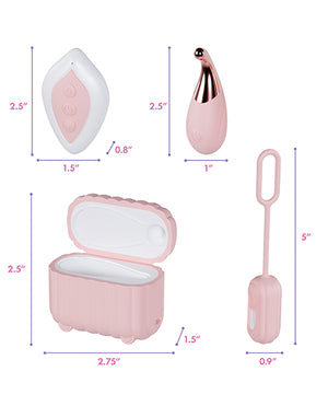 Blush Play With Me Wanderlust 4 Piece Vibrator Set - Pink - Image 4