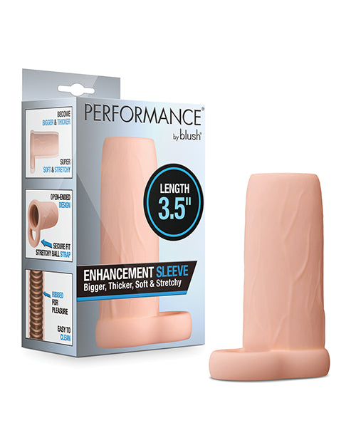 Performance Blush Performance 3.5" Enhancement Sleeve - Beige
