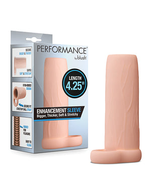 Performance Blush Performance 4.25" Enhancement Sleeve - Beige