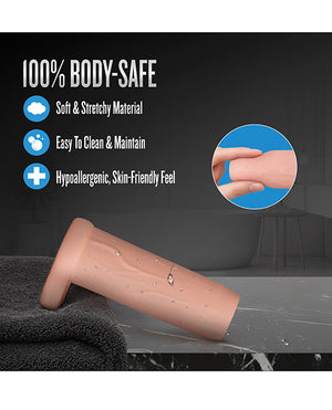 Performance Blush Performance 4.25" Enhancement Sleeve - Beige - Image 5