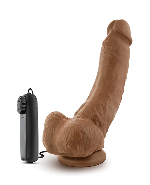 Coverboy Blush Coverboy The Boxer 9" Vibrating Realistic Cock - Mocha