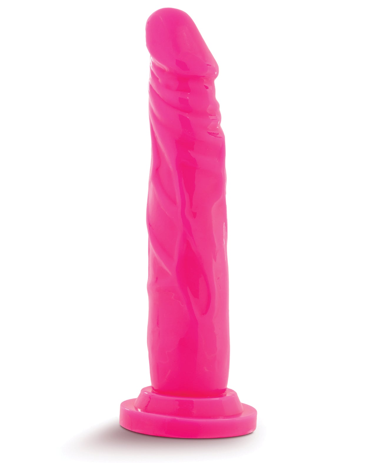 Neo Blush Neo 7.5" Dual Density Cock - Neon Pink