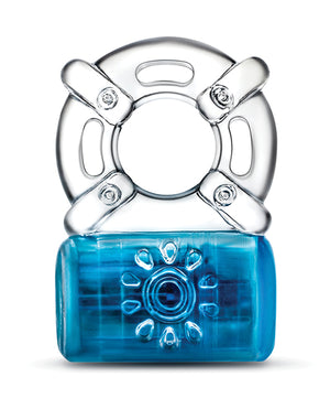 Play With Me Blush Play With Me Pleaser Rechargeable C Ring - Blue