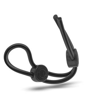 Stay Hard Blush Stay Hard Silicone Double Loop Cock Ring - Black - Image 4