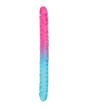 B Yours Blush B Yours 18" XX Large Double Dong Candy Papi - Multi Colors - Image 2