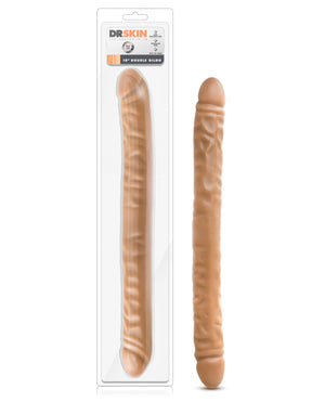 Dr. Skin Blush Dr. Skin 18" Double Dildo - Mocha - Image 4