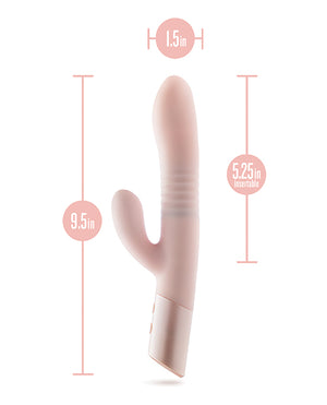 Blush Novelties Blush Fraya Rabbit Rechargeable Vibrator - Pink - Image 4