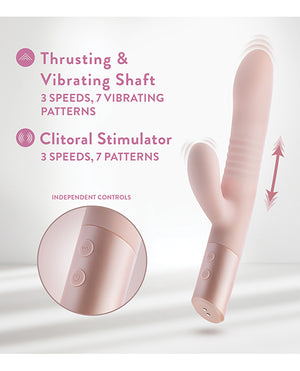Blush Novelties Blush Fraya Rabbit Rechargeable Vibrator - Pink - Image 5