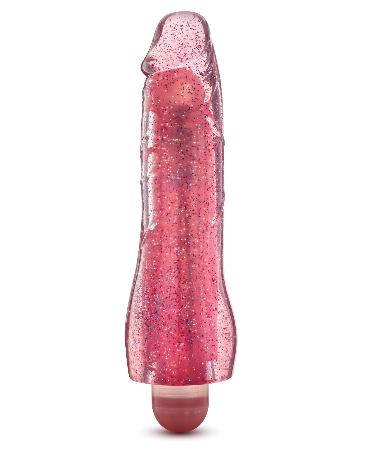 Glow Dicks Blush Glow Dicks Glitter Vibrator Molly - Pink