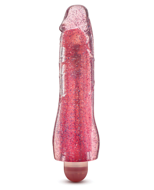 Glow Dicks Blush Glow Dicks Glitter Vibrator Molly - Pink