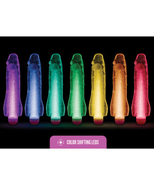 Glow Dicks Blush Glow Dicks Glitter Vibrator Molly - Purple - Image 5