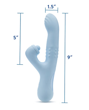 Blush Novelties Blush Devin G-Spot Vibrator - Blue - Image 4