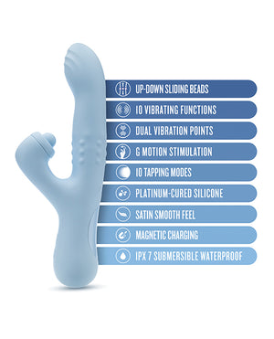 Blush Novelties Blush Devin G-Spot Vibrator - Blue - Image 5