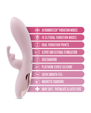 Blush Novelties Blush Morgan Rabbit Vibrator - Pink - Image 5