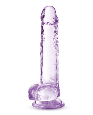 Naturally Yours Blush Naturally Yours 7" Crystalline Dildo - Amethyst - Image 3