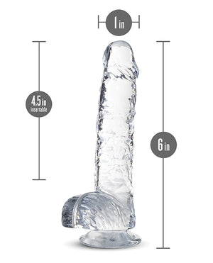 Naturally Yours Blush Naturally Yours 6" Crystalline Dildo - Diamond - Image 2