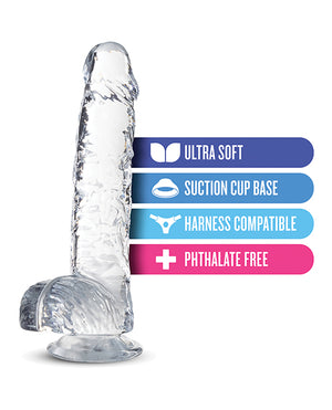 Naturally Yours Blush Naturally Yours 6" Crystalline Dildo - Diamond - Image 3