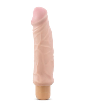 X5 Plus Blush X5 Plus Hard On Vibrating 9" Dildo - Beige - Image 5