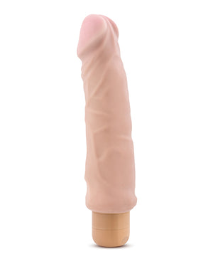 X5 Plus Blush X5 Plus Hard On Vibrating 9" Dildo - Beige - Image 2