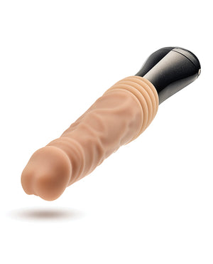 Dr. Skin Blush Dr. Skin Silicone Dr. Knight Thrusting Gyrating Vibrating Dildo - Beige - Image 3