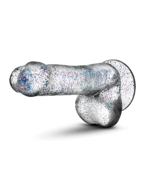 Naturally Yours Blush Naturally Yours 6" Glitter Cock - Sparkling Clear - Image 4