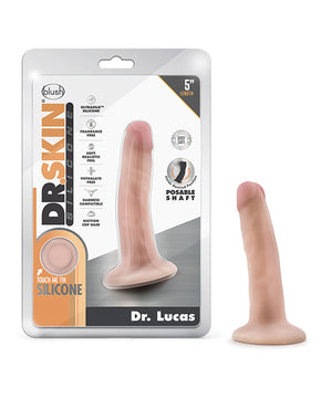 Dr. Skin Blush Dr. Skin Silicone Dr. Lucas 5.5" Dildo - Vanilla