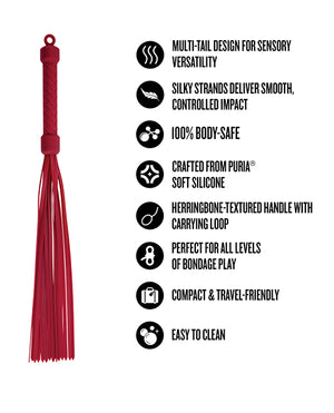 Blush Temptasia Ardor Flogger - Red